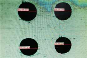 LED封裝公司使用林川精密直徑0.08mm納米鋼網